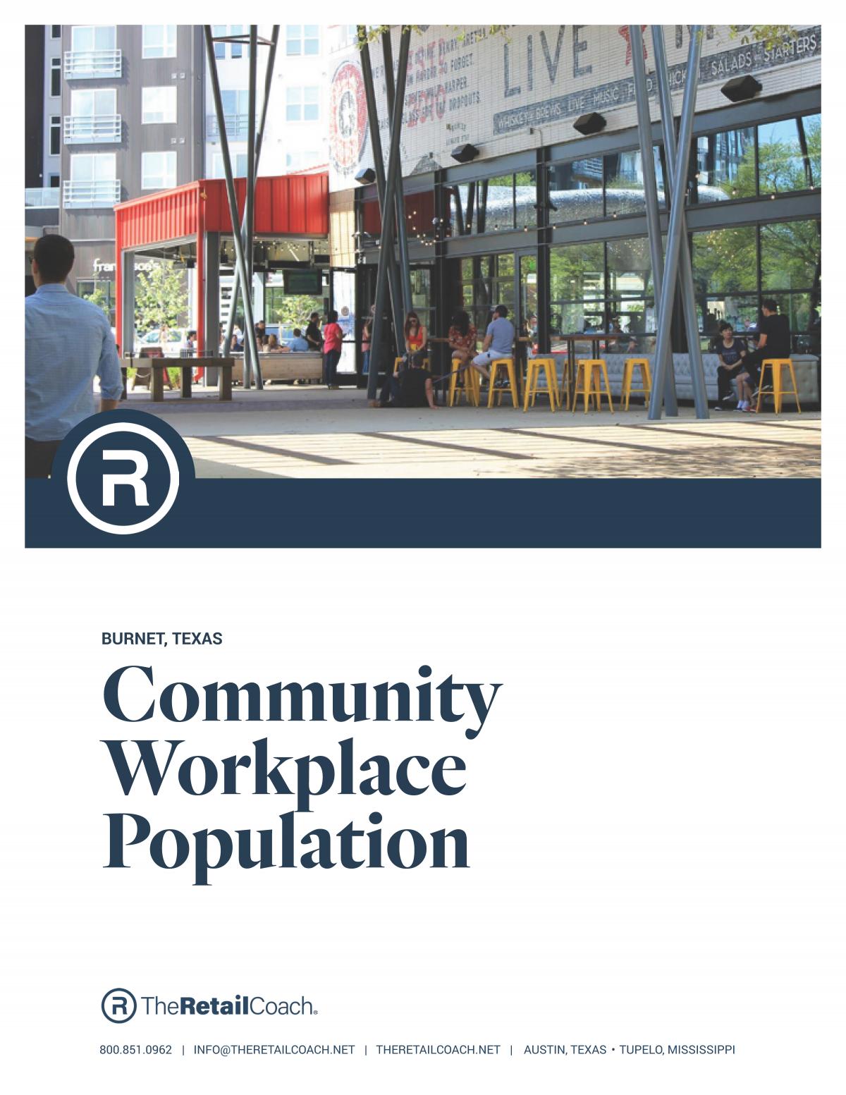 Burnet, Texas- Community Workplace Population